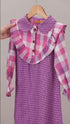 Pink Winter Flannel Dress